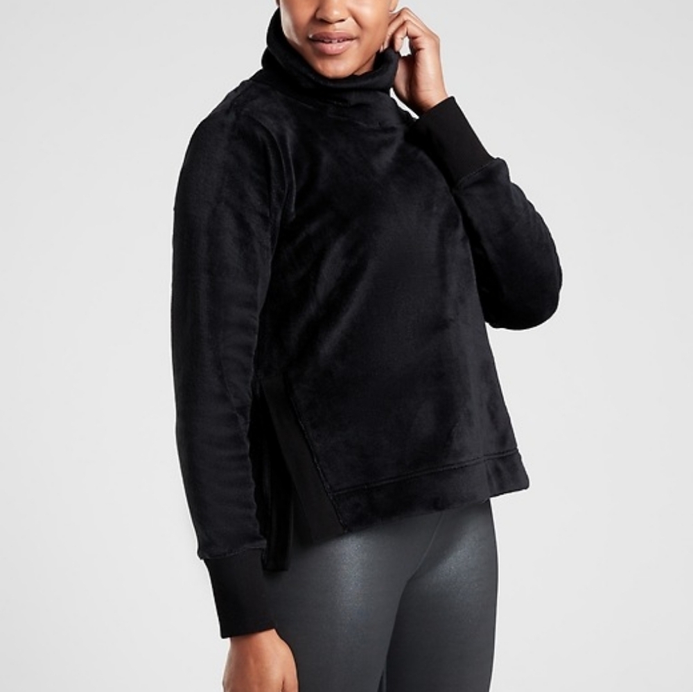 Athleta Double Cozy Karma‎ Funnel Neck Size Sm